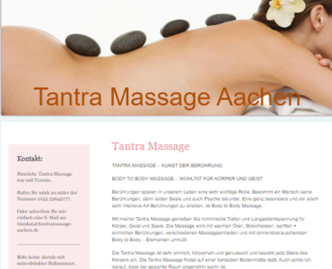 Tantra Massage Aachen