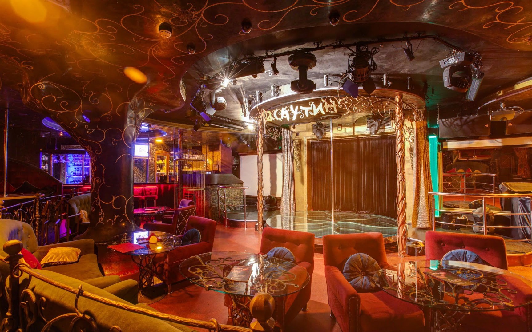 Strip Club "Rasputin" - Nightclub in Moscow, Russia
