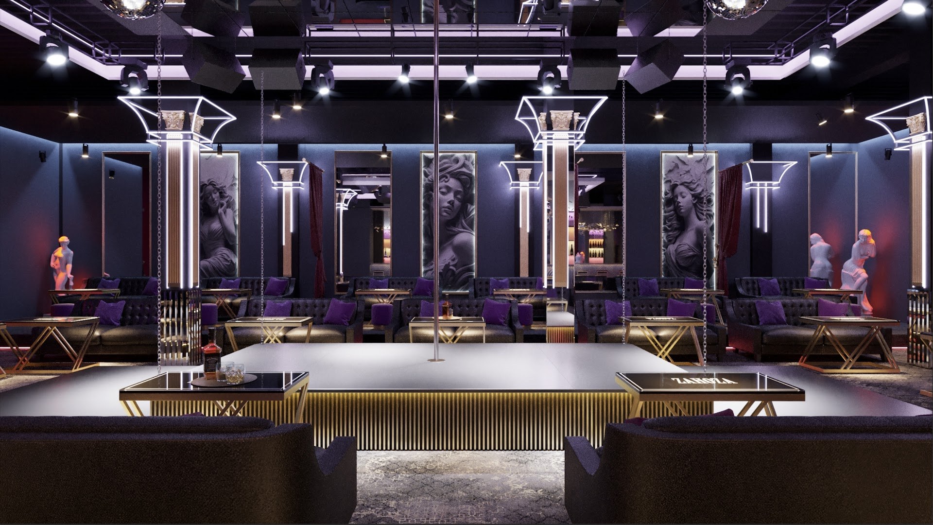 Striptiz-klub Zanoza - Nightclub in Moscow, Russia