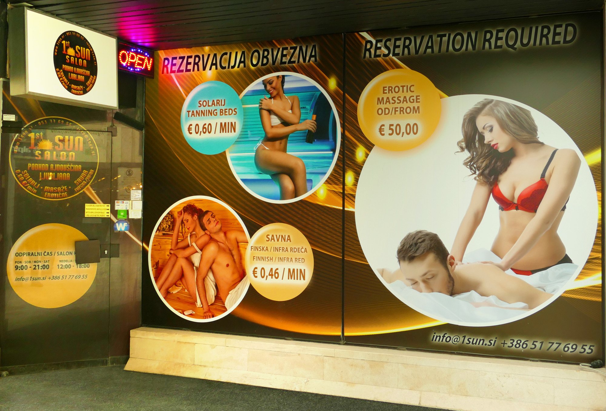 1 Sun Salon - Erotic Massage in Ljubljana, Slovenia
